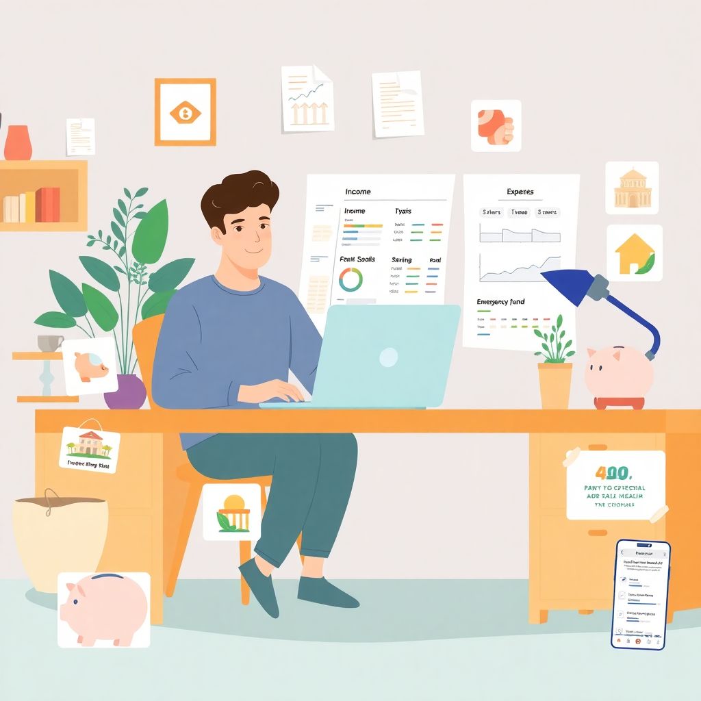 Личный финансовый план на год — простой шаблон от сайта «Деньги rubl»