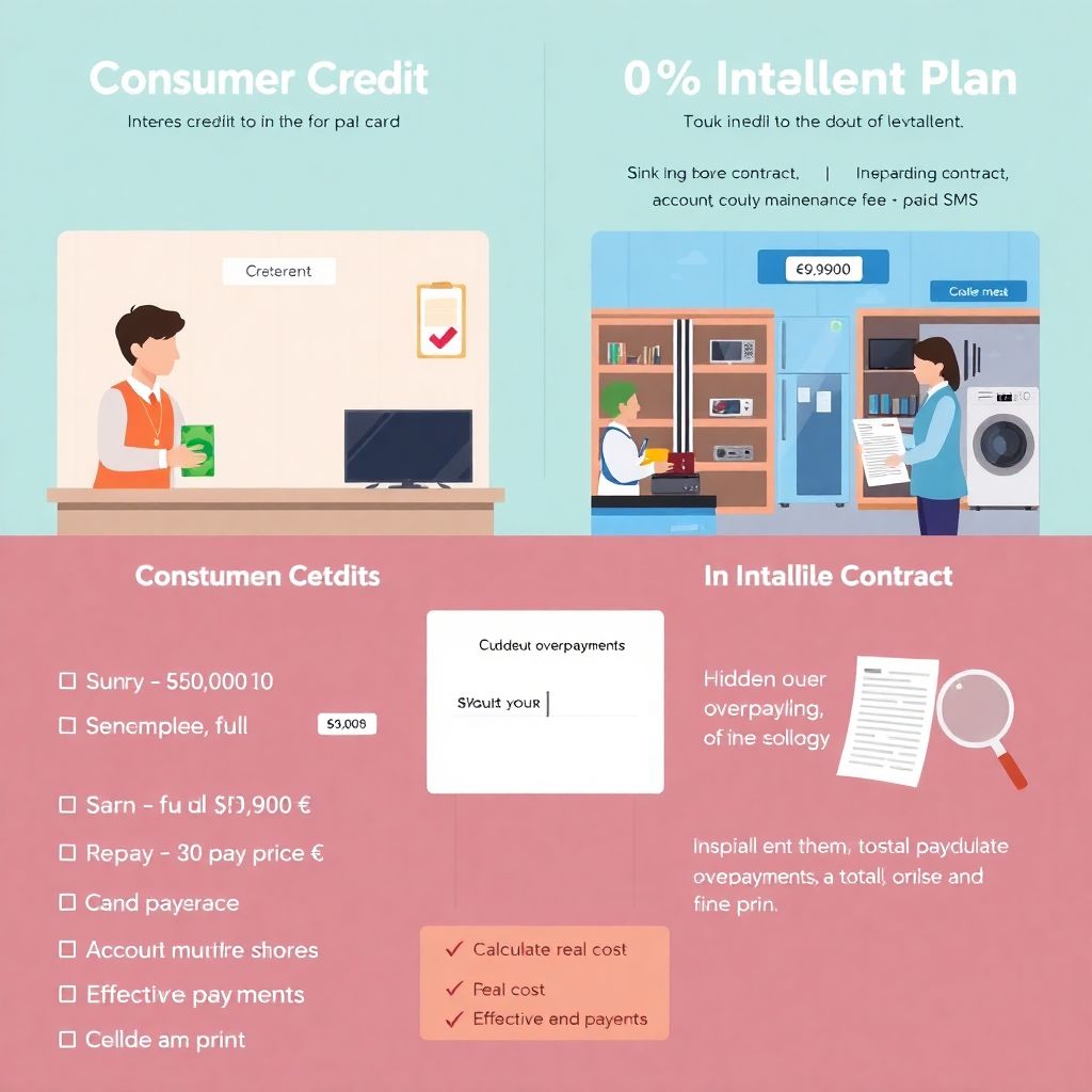 Кредиты против рассрочки: что выгоднее и когда лучше выбрать каждый вариант